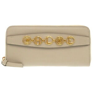 CHLOE Beige Leather Wallet